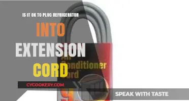 Safely Plugging Your Refrigerator into an Extension Cord: What You Need to Know
