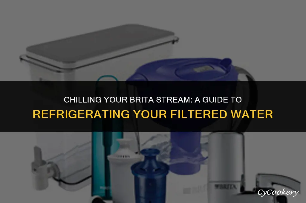 is it ok to put brita stream in refrigerator