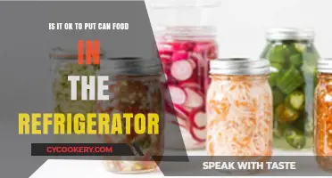 Can You Refrigerate Canned Food? Safety Tips and Best Practices