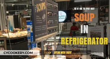Chilling Soup: Safe Refrigeration Practices for Hot Dishes