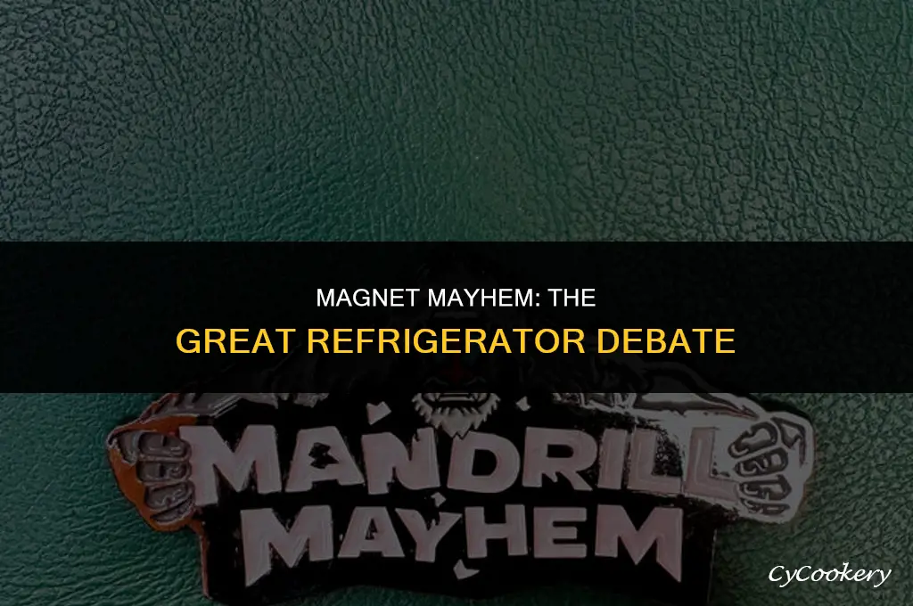 is it ok to put magnets on a refrigerator