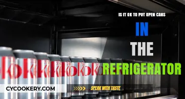 Refrigerating Open Cans: Safe Practice or Risky Move?