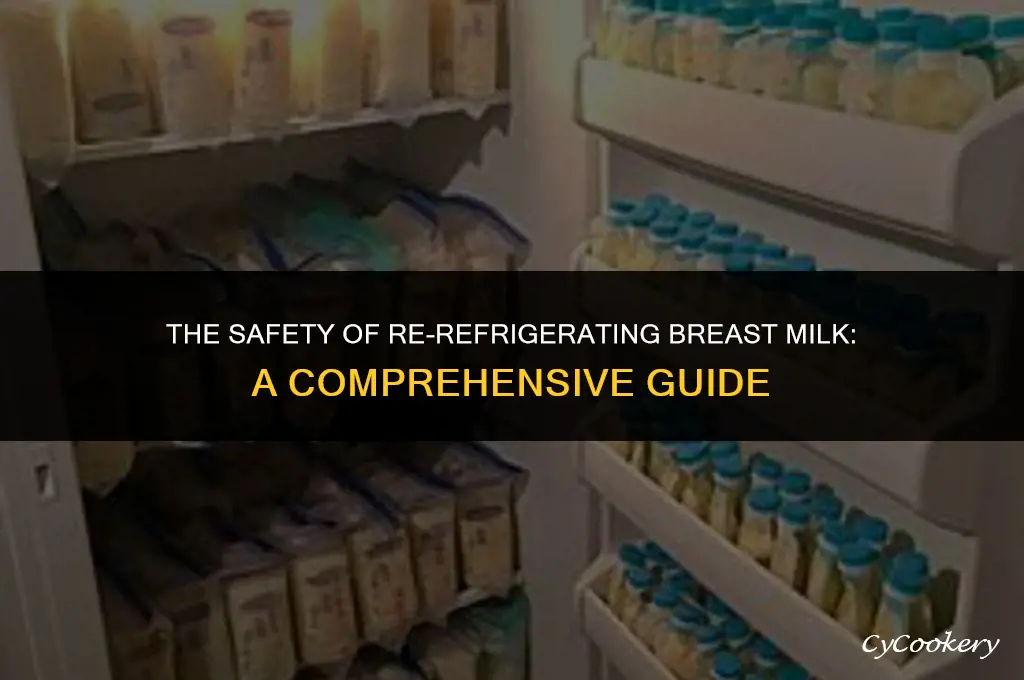 is it ok to re refrigerate breast milk