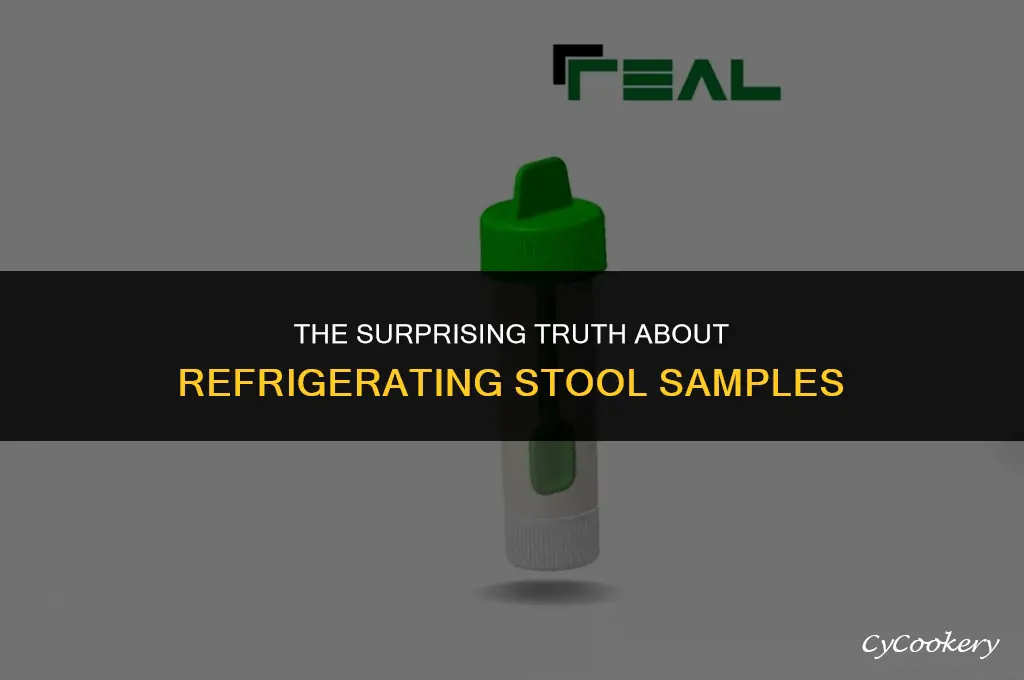 is it ok to refrigerate a stool sample