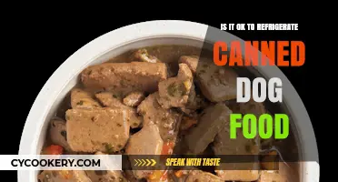 Refrigerating Canned Dog Food: Safe Practice or Potential Risk?