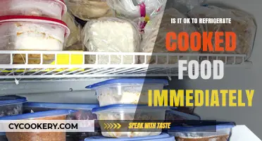 Chill or Wait? The Debate on Refrigerating Cooked Food Immediately