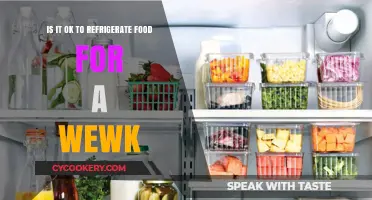 Chill or Not: The Ultimate Guide to Refrigerating Food for a Week