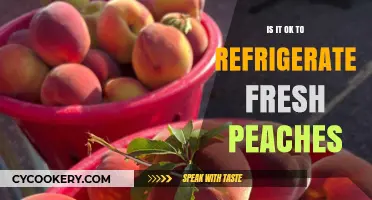 Refrigerating Fresh Peaches: Best Practices for Optimal Flavor and Freshness