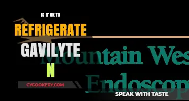 Refrigerating Gavilyte-N: Safe Practice or Not?