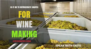 Chilling Grapes for Winemaking: A Guide to Optimal Refrigeration