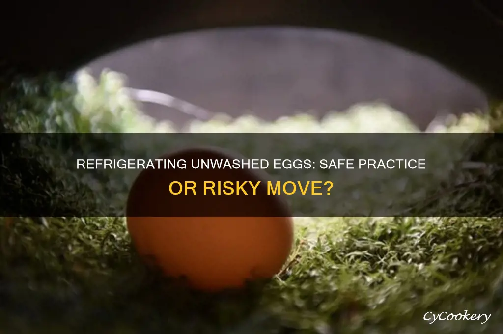 is it ok to refrigerate unwashed eggs