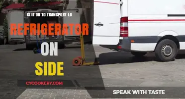 Safely Transporting Your LG Refrigerator: Side Position Pros and Cons