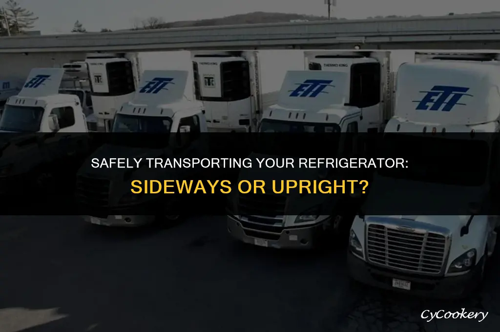 is it ok to transport refrigerator on side
