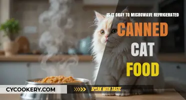 Microwaving Refrigerated Canned Cat Food: Safe or Risky Practice?