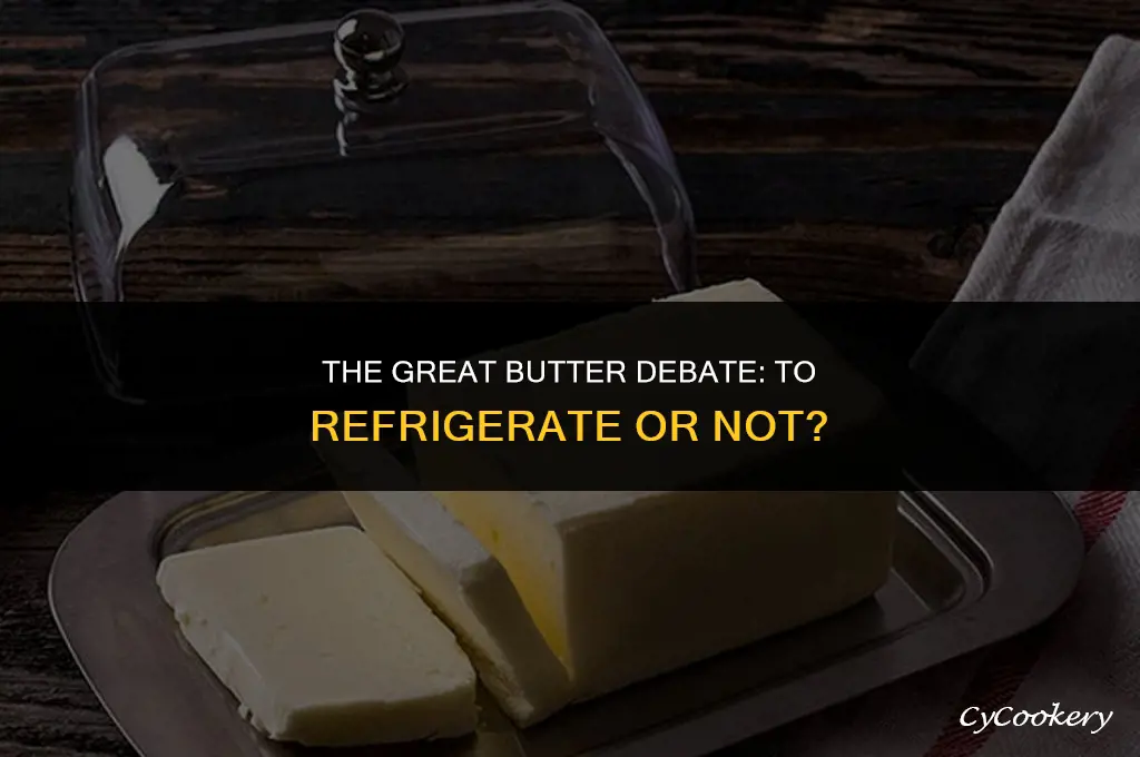is it okay to not refrigerate unsalted butter