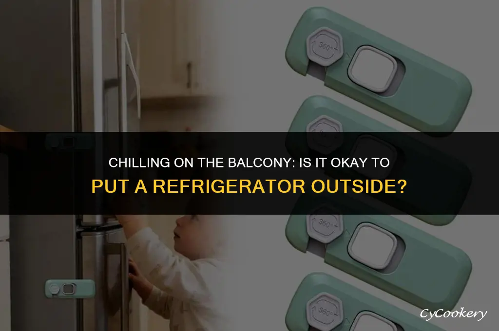 is it okay to put a refrigerator in balcony