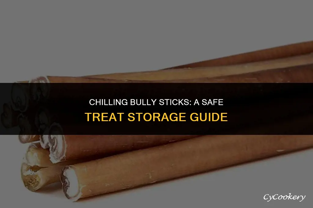 is it okay to put bully stick in refrigerator