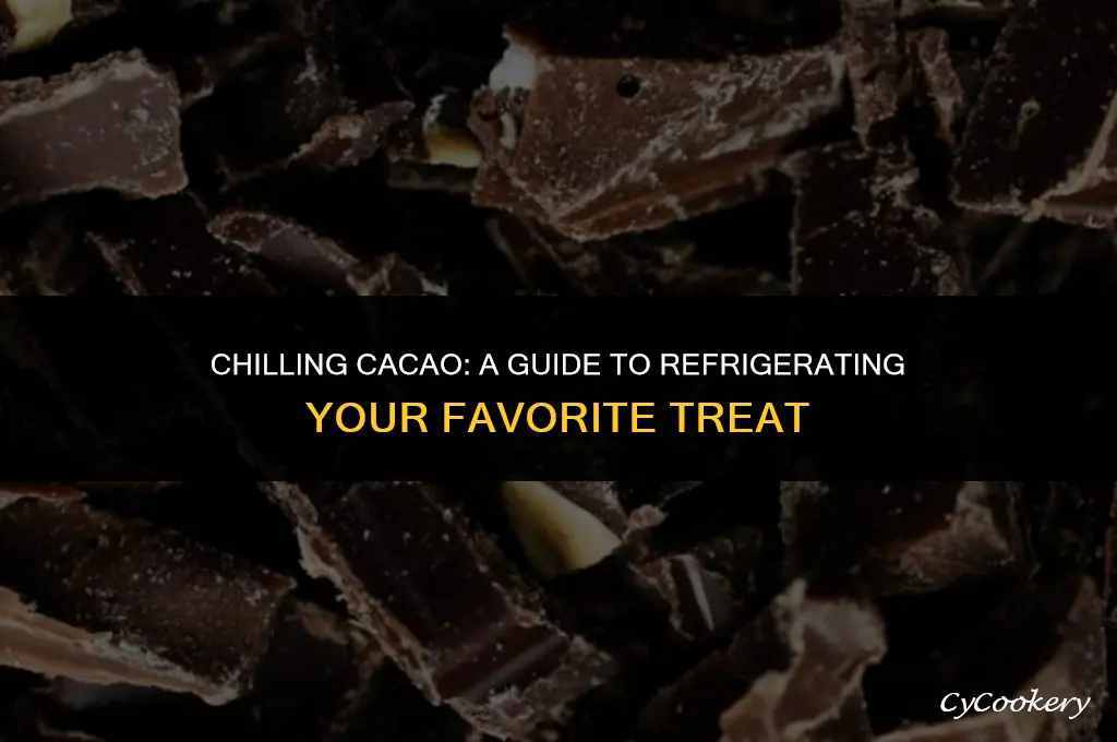 is it okay to put cacao in refrigerator