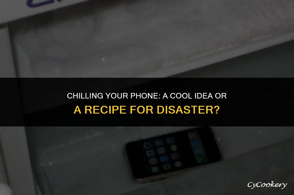 is it okay to put phone in refrigerator