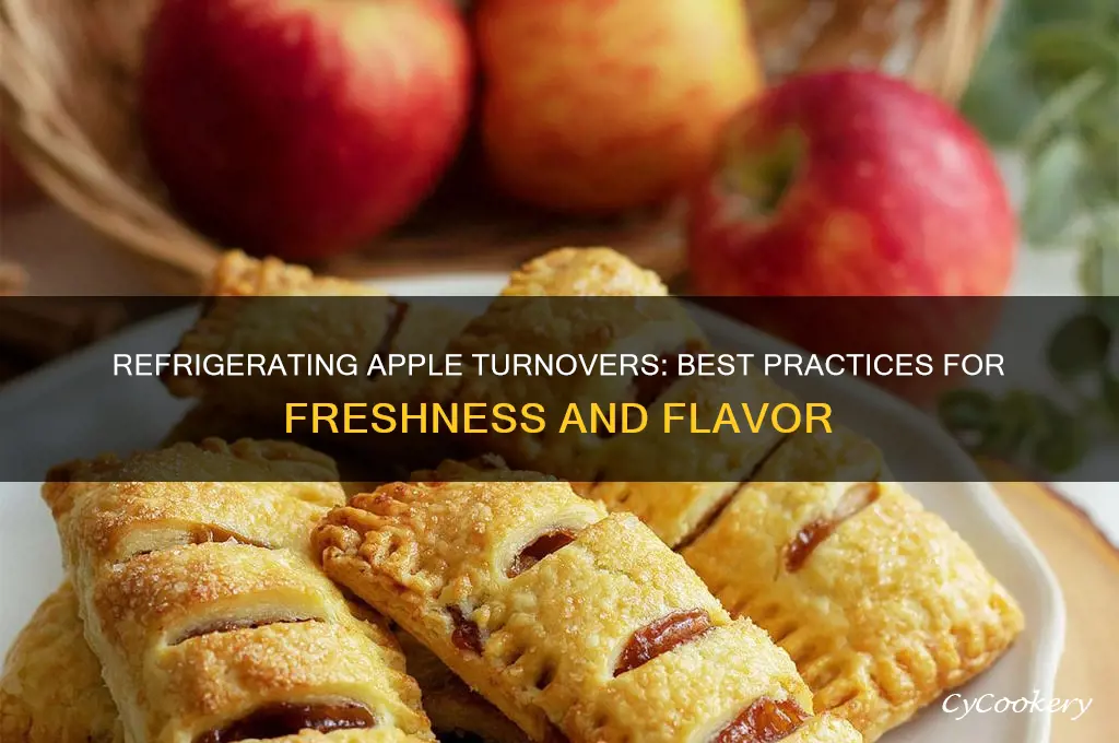 is it okay to refrigerate apple turnovers