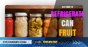 Refrigerating Canned Fruit: Safe Practice or Unnecessary Step?