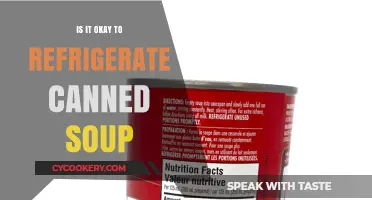 Refrigerating Canned Soup: Safe Practice or Culinary Mistake?
