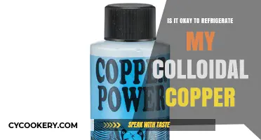 Chilling Colloidal Copper: A Guide to Safe Refrigeration Practices
