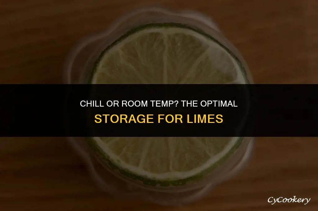is it okay to store limes in the refrigerator