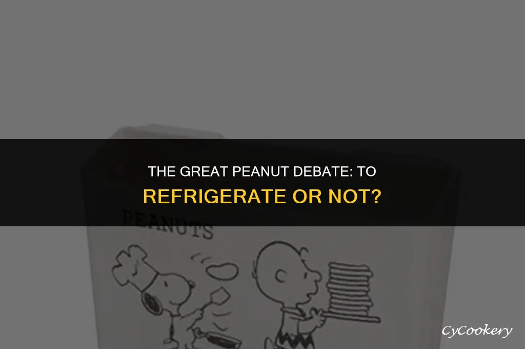is it okay to store peanuts in the refrigerator