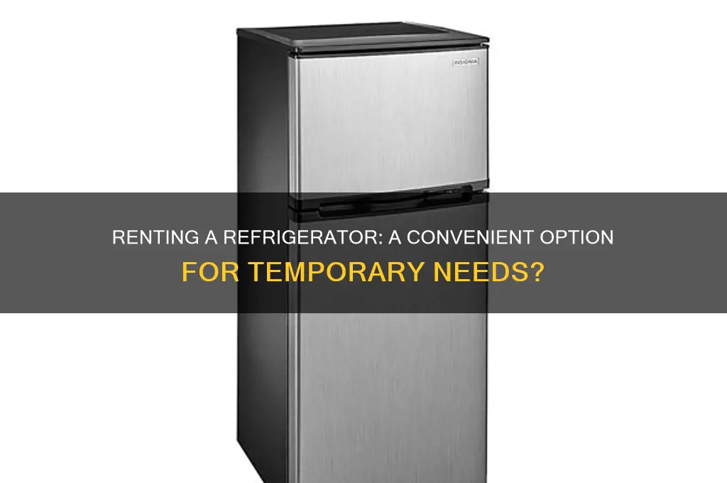 is it possible to rent a refrigerator