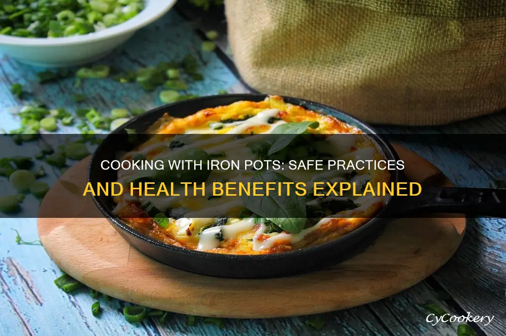 is it safe to cook in iron pots