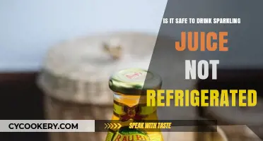 Chilled or Not: The Safety of Drinking Unrefrigerated Sparkling Juice