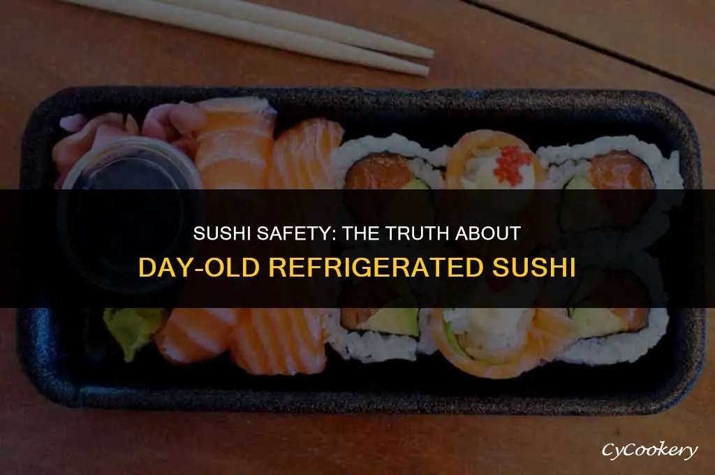 is it safe to eat day old refrigerated sushi