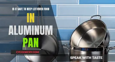 Leftover Food: Aluminum Pan Safety