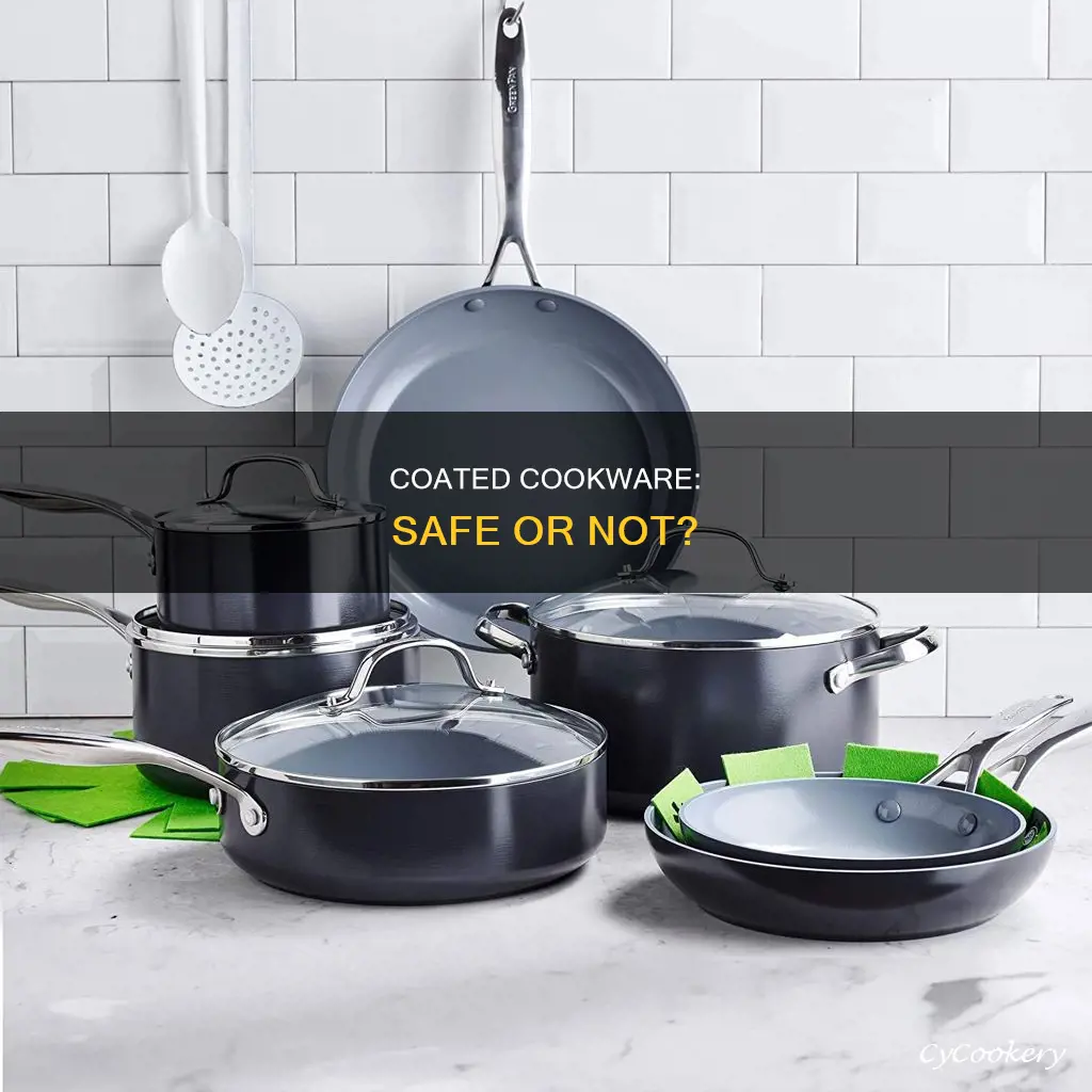 is it safe to power coated pots and pans