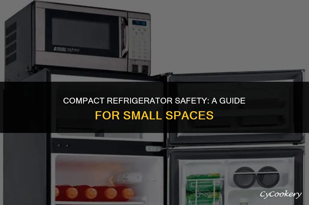 is it safe to put a small refrigerator