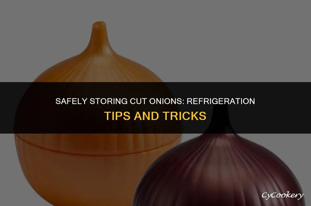 is it safe to refrigerate a cut onion