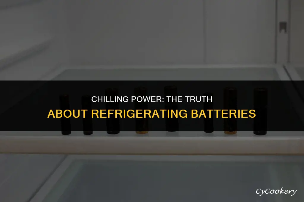 is it safe to refrigerate batteries to prolong life