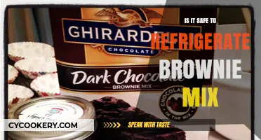 Refrigerating Brownie Mix: Safe Storage Tips for Fresh Baking