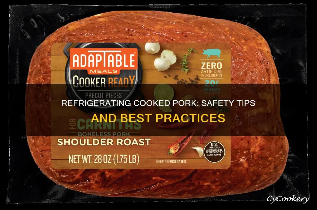 is it safe to refrigerate cooked pork
