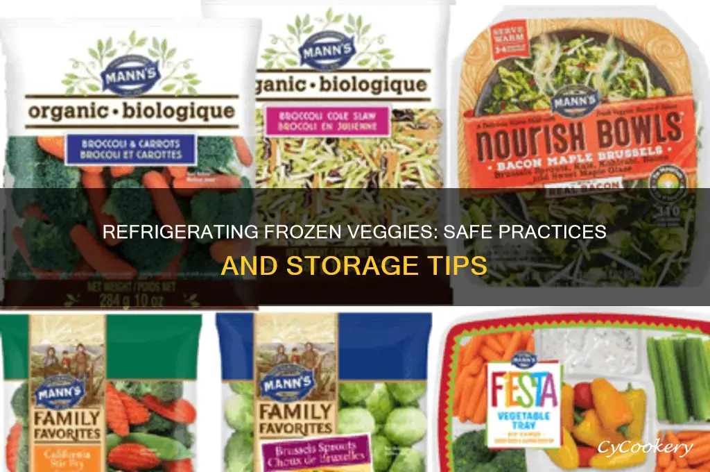 is it safe to refrigerate frozen veggies