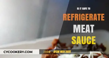 Refrigerating Meat Sauce: Safety Tips and Best Practices