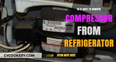 Risks and Precautions: Removing a Compressor from a Refrigerator