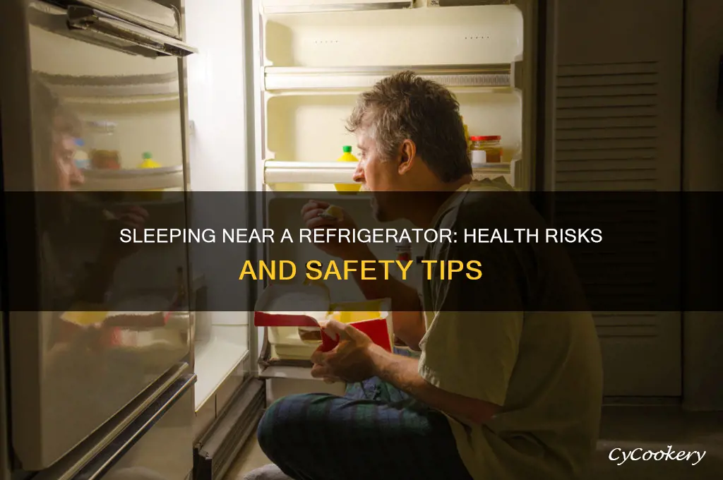 is it safe to sleep near refrigerator