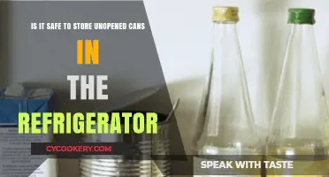 Chilling Cans: Is Refrigerating Unopened Cans Safe or Risky?