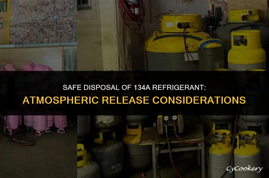 is it safe to terse 134a refrigerant to atmosphere