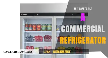 The Risks and Precautions of Tilting a Commercial Refrigerator