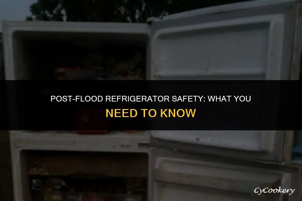 is it safe to use a refrigerator after flood
