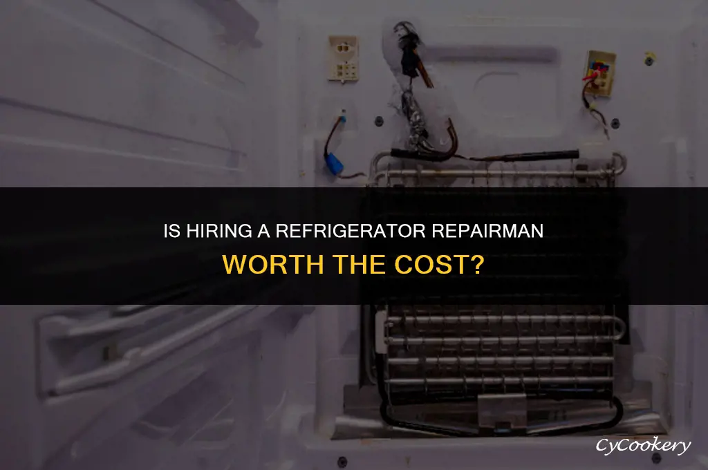 is it worth it to pay a refrigerator repairman