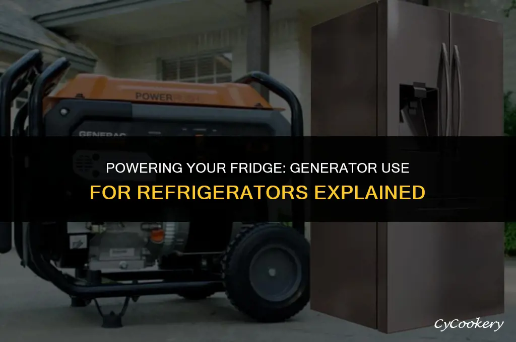 is it worth running a refrigerator on a generator